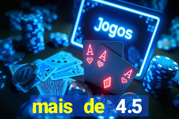 mais de 4.5 escanteios o que significa